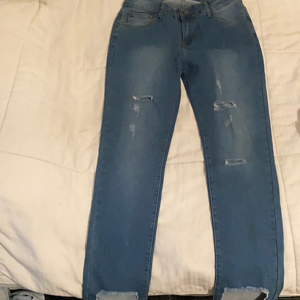 Distressed Jeans